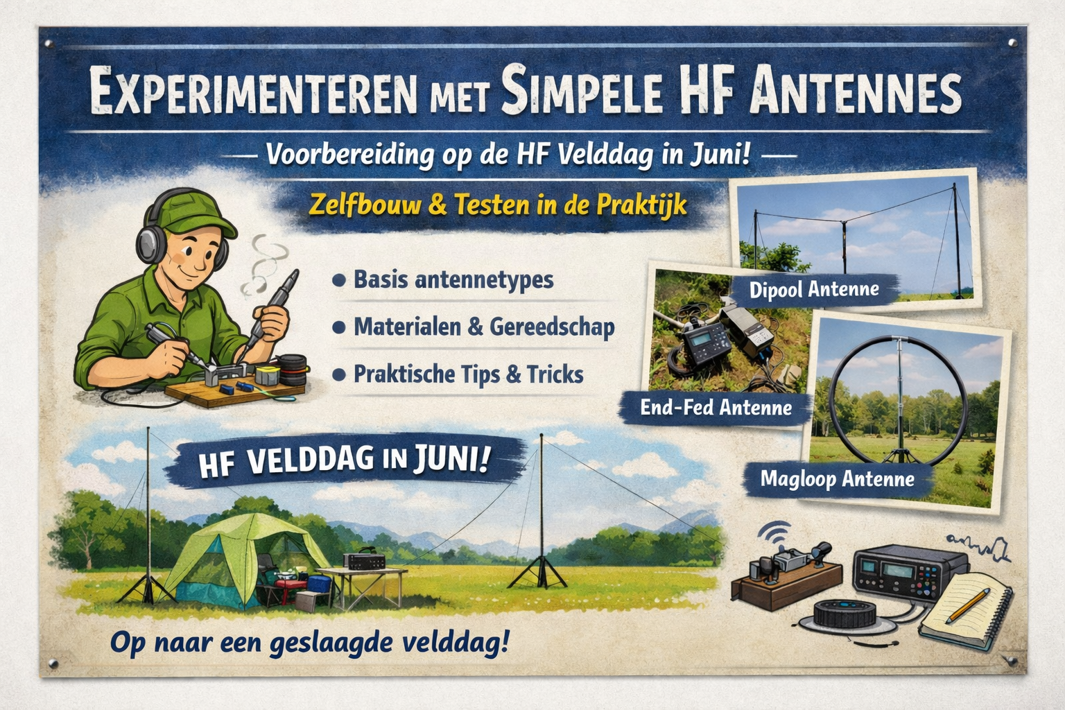 Lezing: HF-antenne bouwen in de praktijk